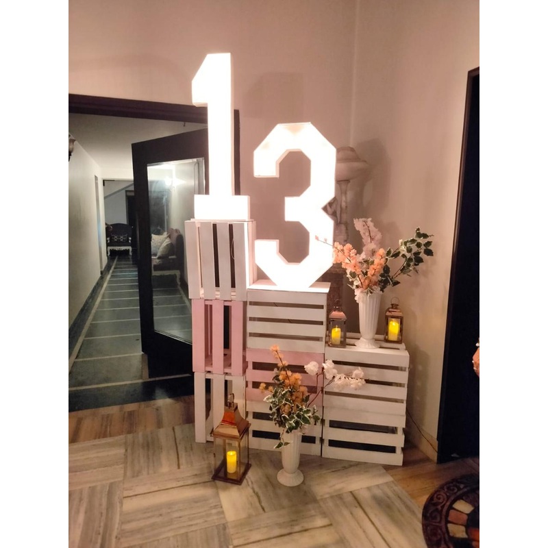 13th Led Marquee Set Up