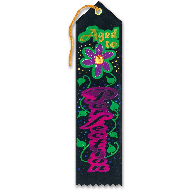 Aged To Perfection Jeweled Ribbon