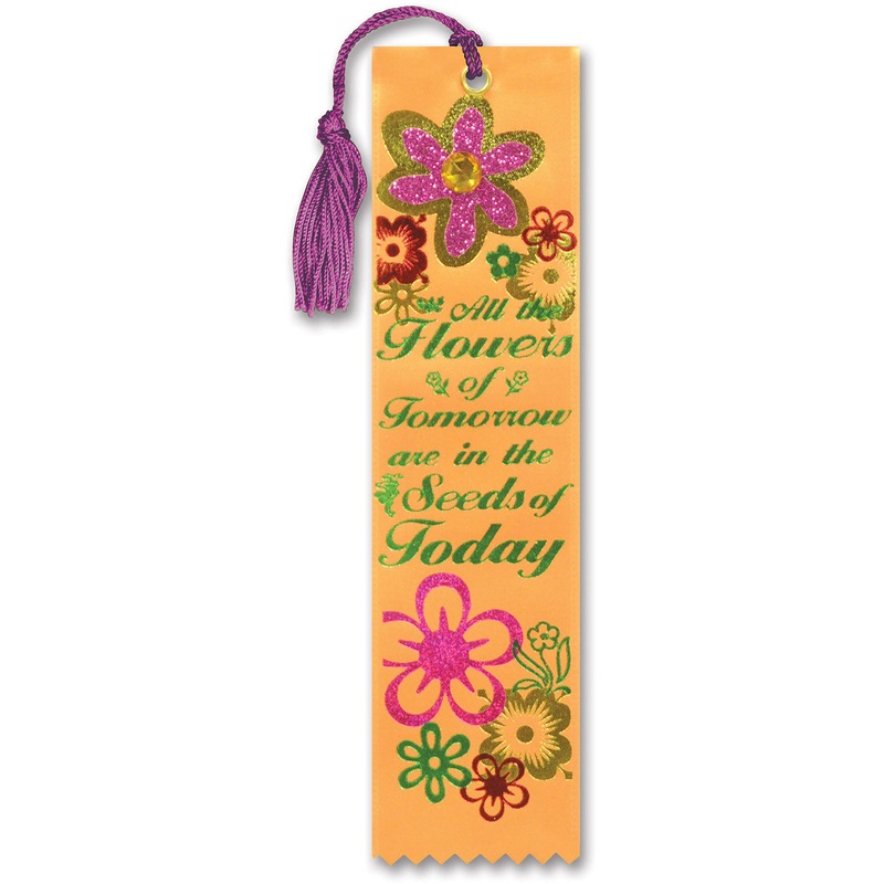 All The Flowers Of Tomorrow Jeweled Bookmark Ribbon