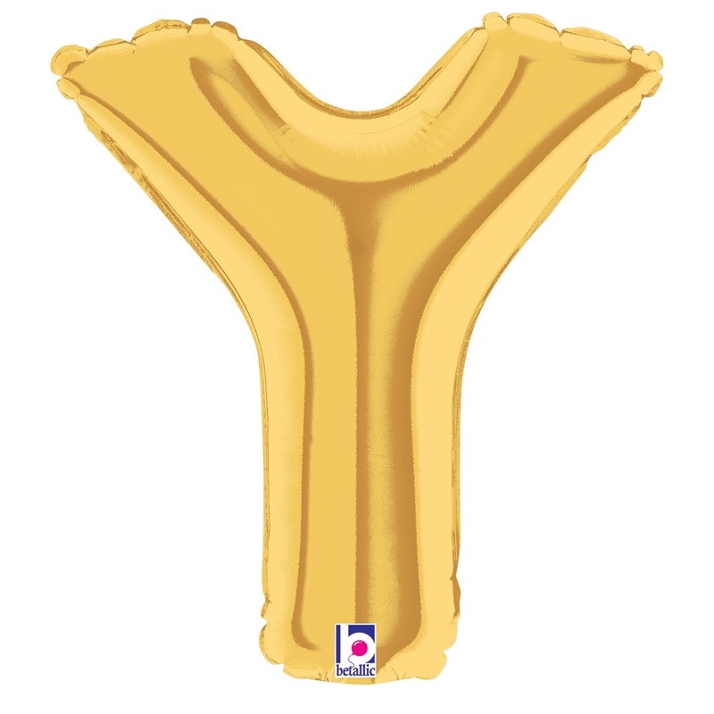 Betallic Y Gold 7 inch Air-Filled Shape 1ct