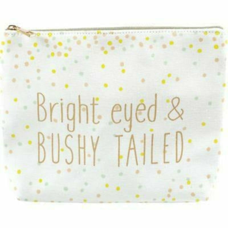 Bright Eyed & Bushy Tailed Makeup Bag Easter