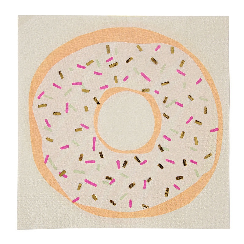 Donut Foiled Luncheon Napkins (16ct)
