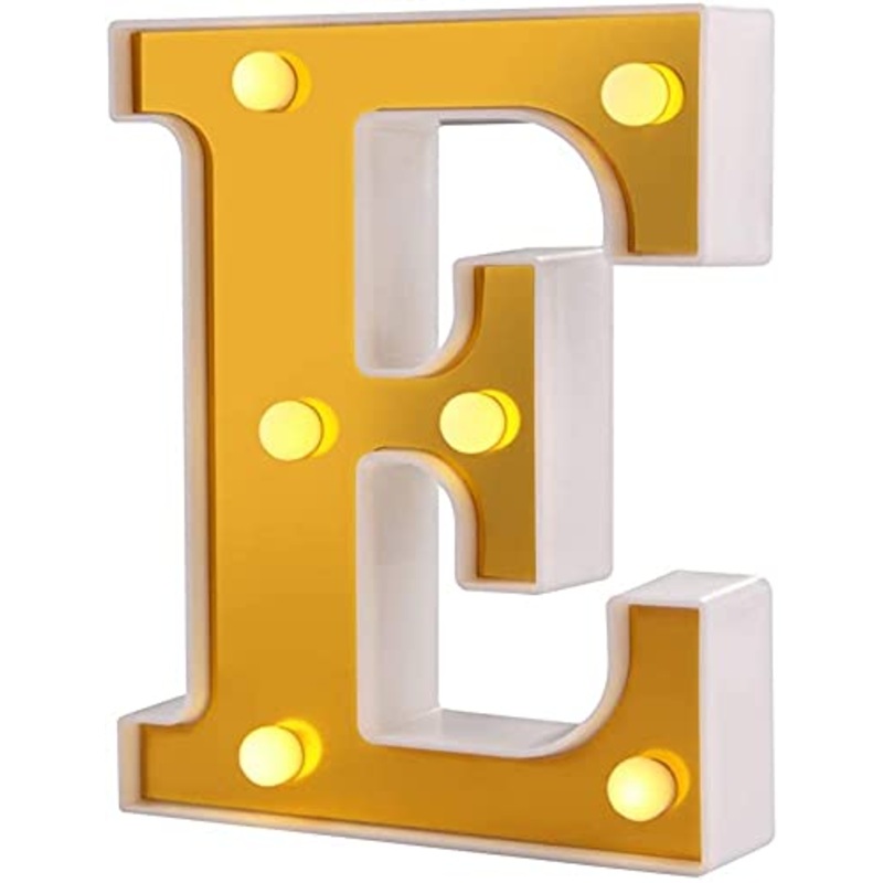 LED Golden Marquee Alphabet E-1PC