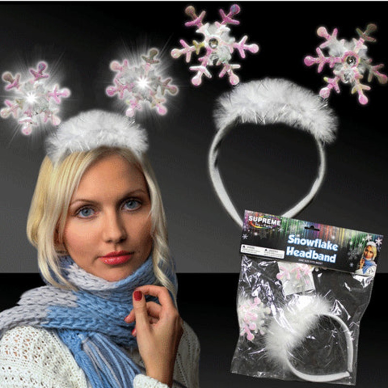LED SNOWFLAKE HEADBAND