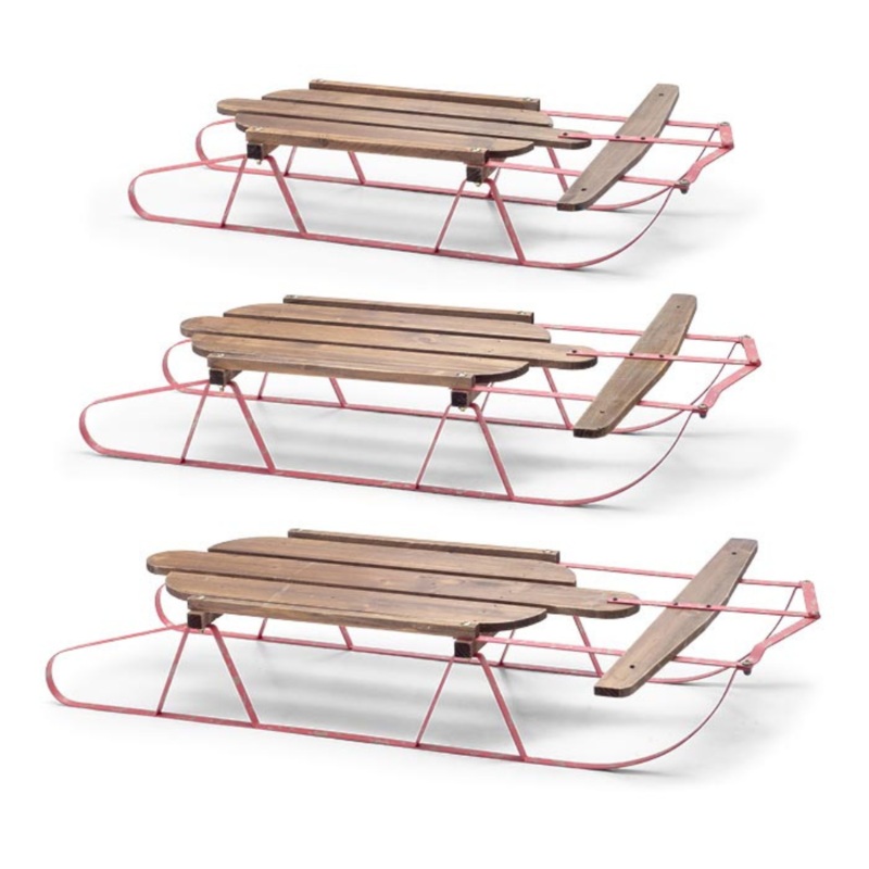 RUSTIC SLED SET