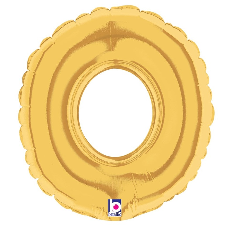 Betallic 0 Gold 7 inch Air-Filled Shape 1ct