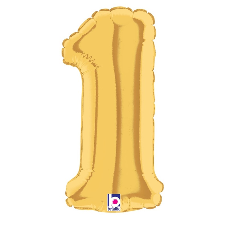 Betallic 1 Gold 7 inch Air-Filled Shape 1ct