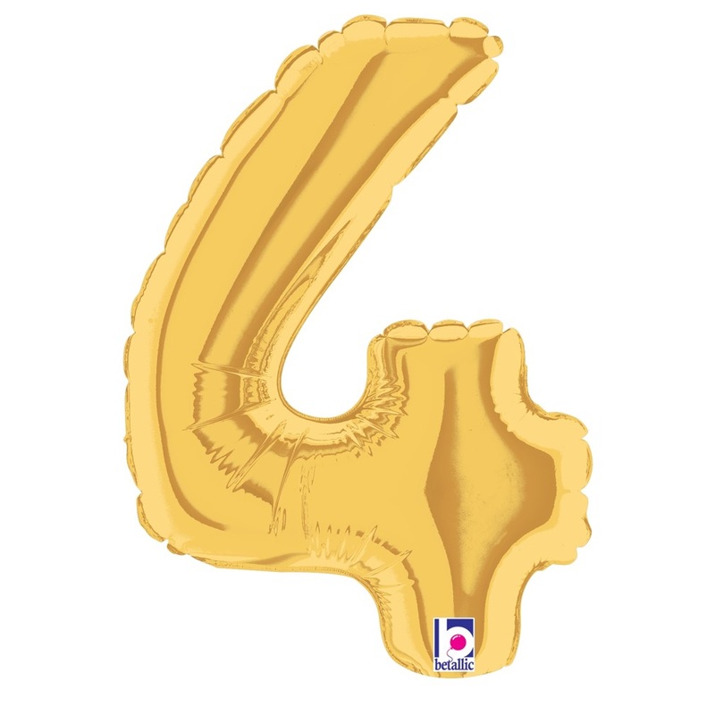 Betallic 4 Gold 7 inch Air-Filled Shape 1ct