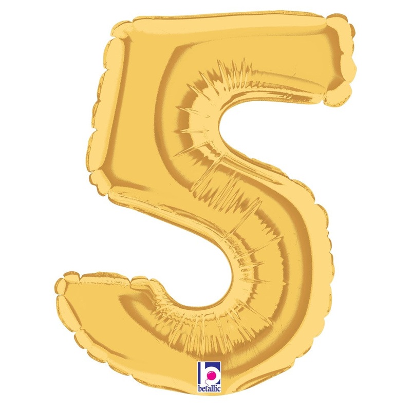 Betallic 5 Gold 7 inch Air-Filled Shape 1ct