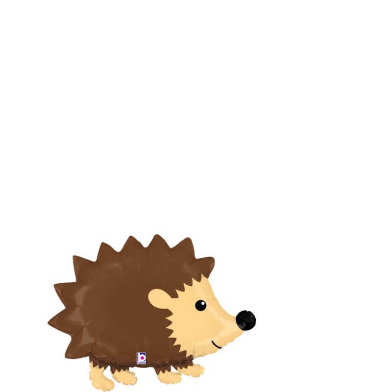 Betallic Woodland Hedgehog 26 inch Shaped Foil Balloon Packaged 1ct