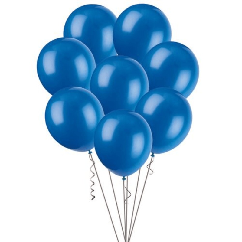 Royal Blue Decorator Balloons 30cm (Pack of 100)
