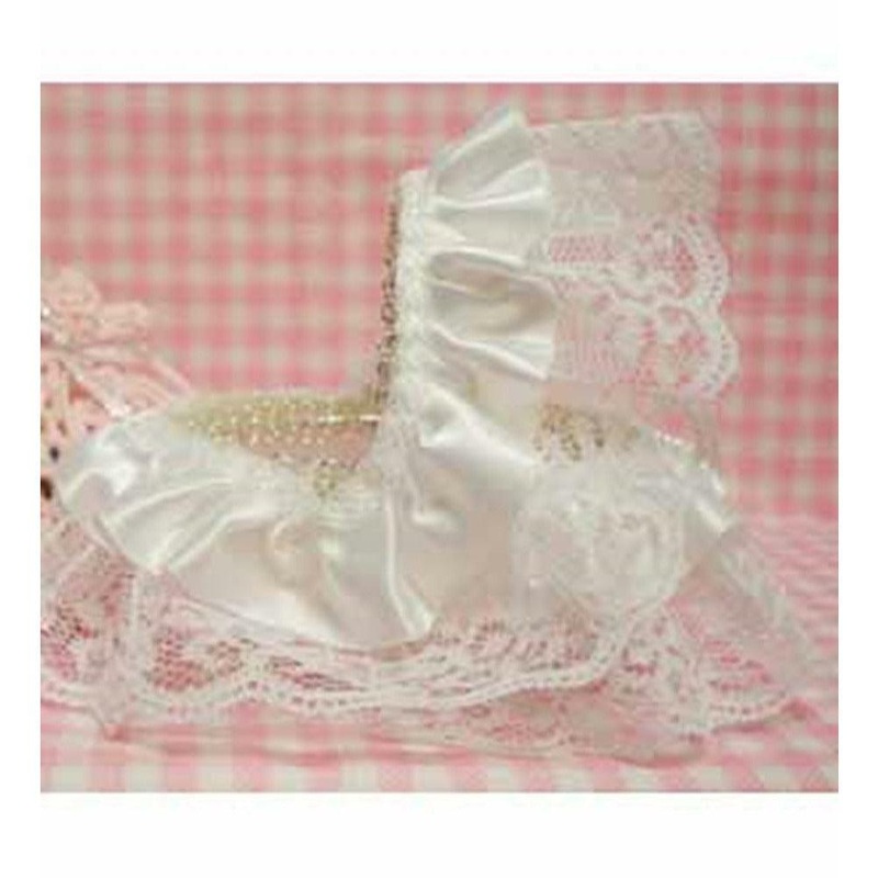 Ruffled Lace 2in White