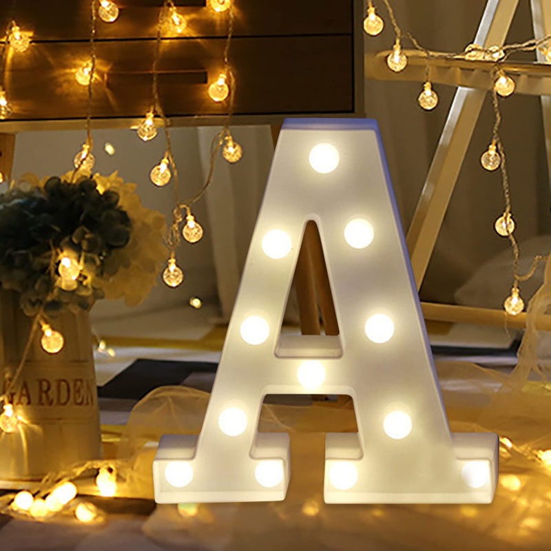 A Letter Light, Marquee Alphabet Light Letters for Room Decor Lights, Led Letters Alphabet for Decoration, Letter Lights for Birthday