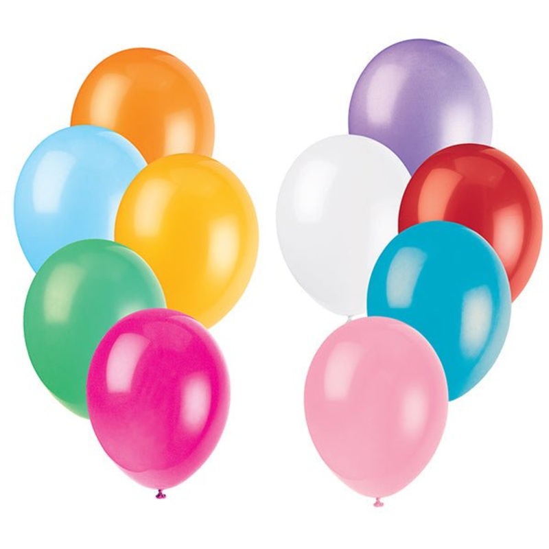 Assorted Premium Decorator Balloons 30cm (Pack of 10)