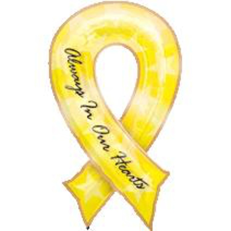 Always In Our Hearts 36" Memorial Balloon Package
