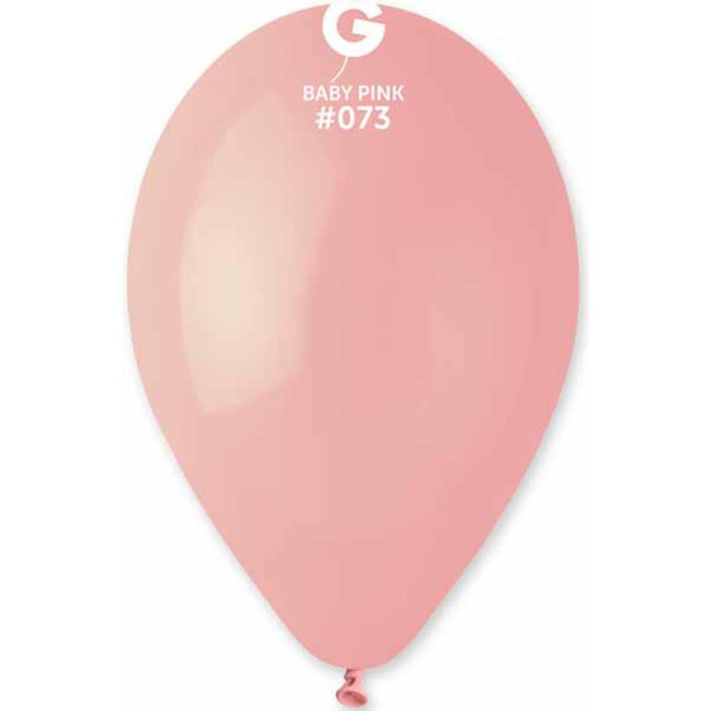 Gemar Baby Pink Latex Balloons (12", 50-Pack)