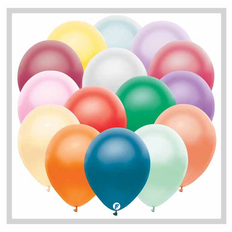 "12-Inch Pearl Assorted Balloons (Pack Of 12)"