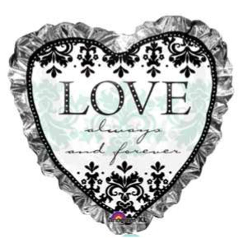 Always & Forever Heart Balloon Package