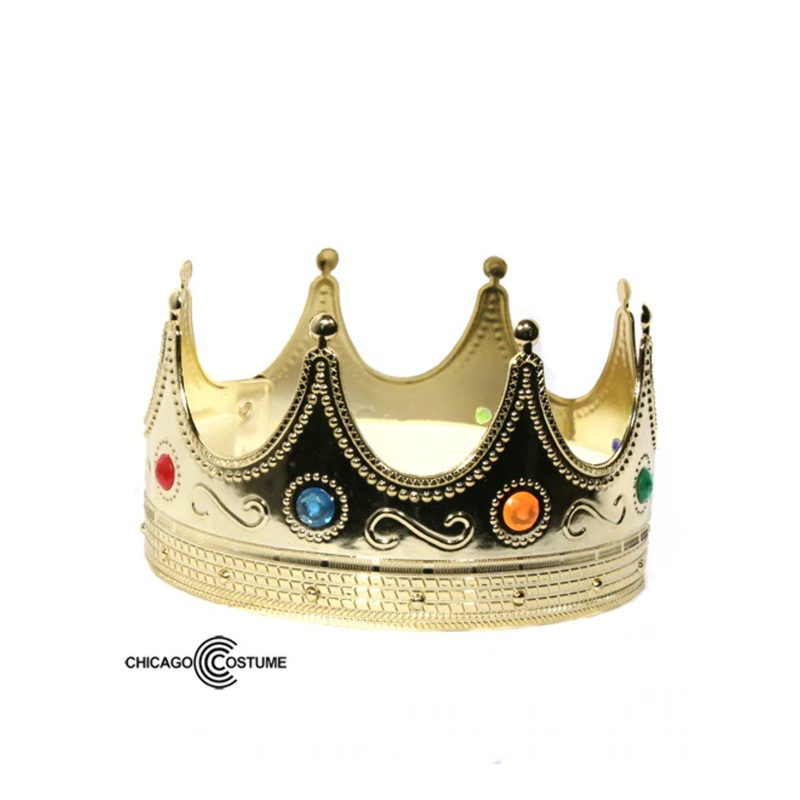 Jeweled Plastic King Crown