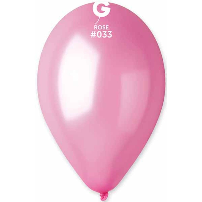 Metallic Rose Balloons - Pack Of 50
