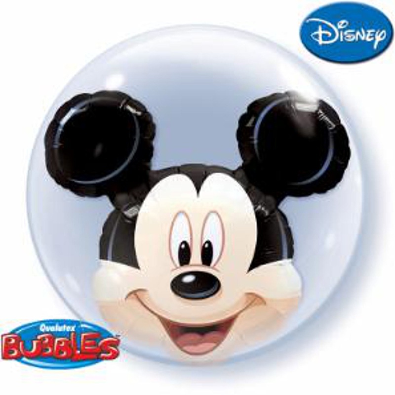 Mickey Mouse Double Bubble Balloon Pack - 24" (2 Pcs)