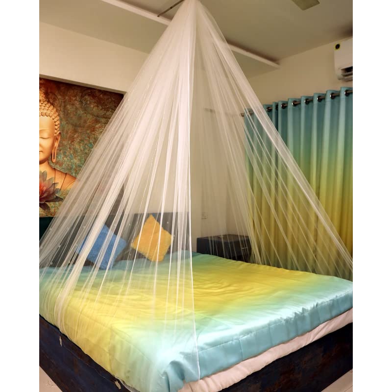 White Decoration Net Cabana Tent  (With 10M Led Light)