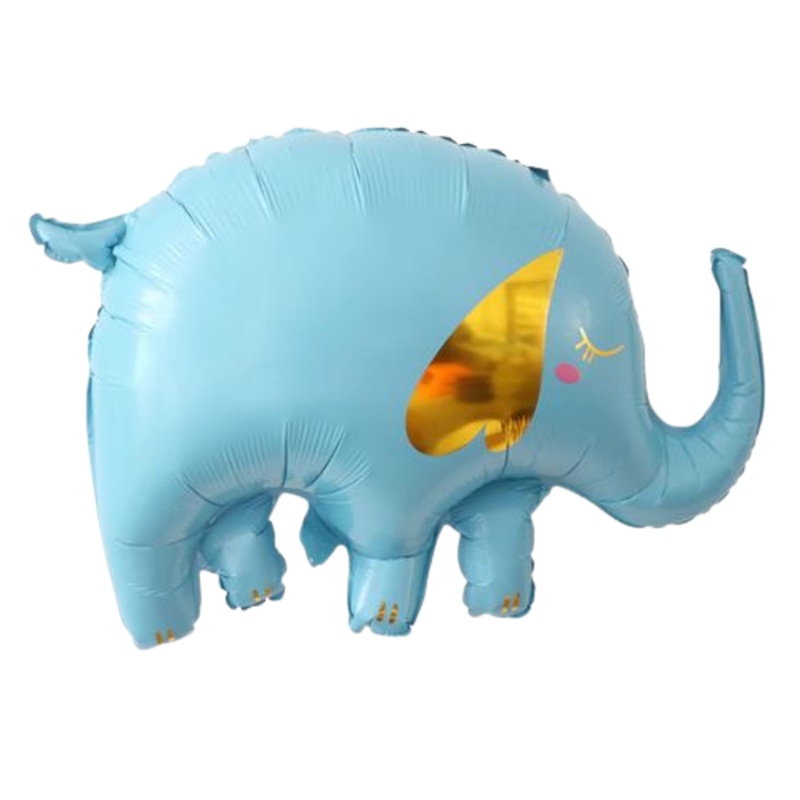 36'' Inch Baby Elephant Shaped Foil Balloon (Multicolor)  (Pack of 1)