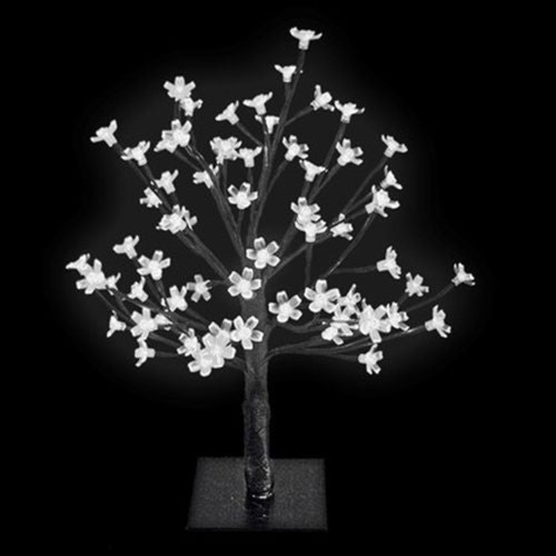 45cm 48 LED Blossom Tree  White