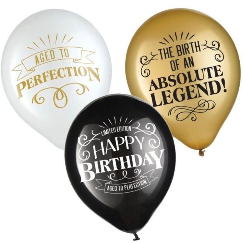 Better With Age Latex Balloons 12Inches Pack of 15
