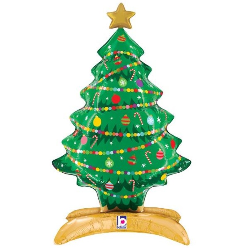 Christmas Tree Foil Balloon 31Inches Air-Filled