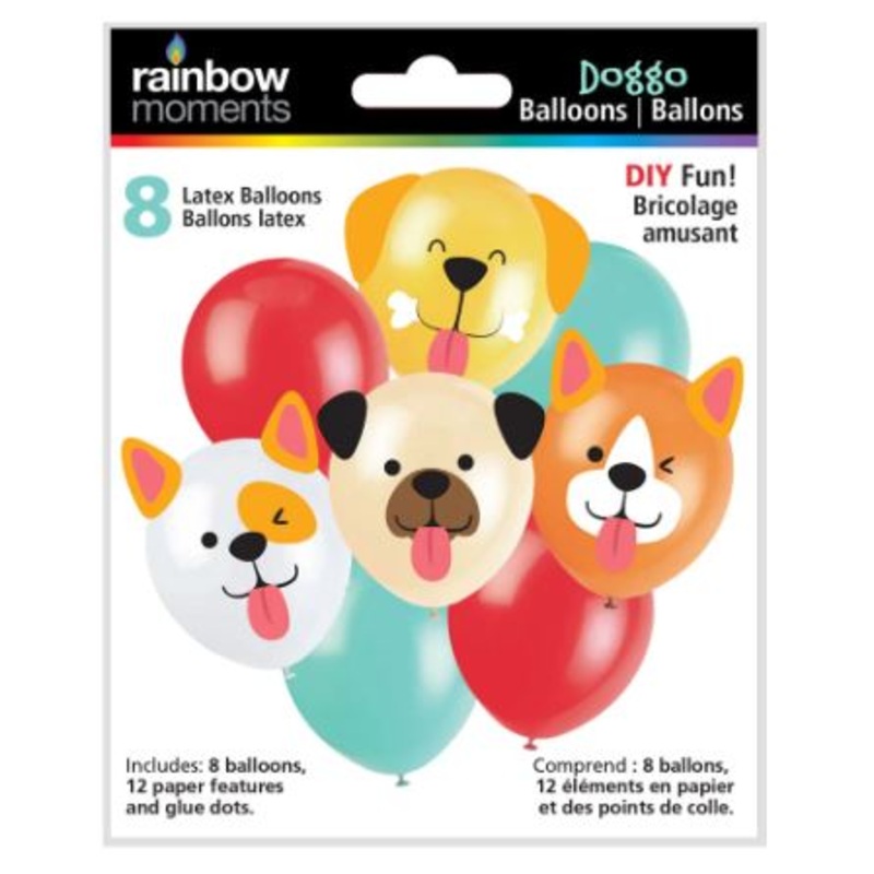 Doggo Diy Balloon Kit Pack of 8