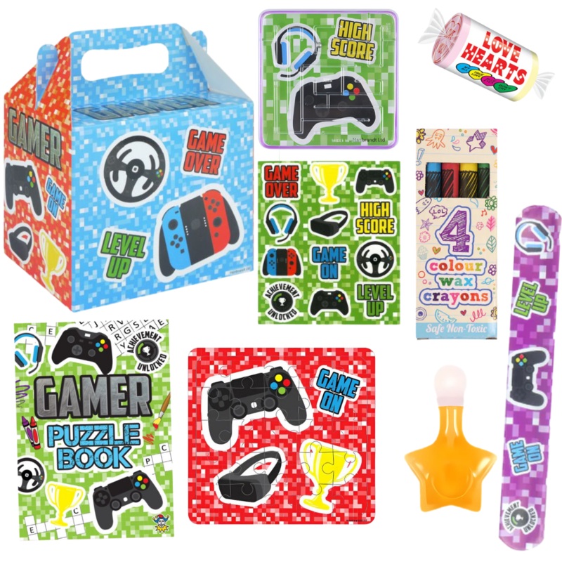 Gamer Theme Pre-Filled Party Boxes