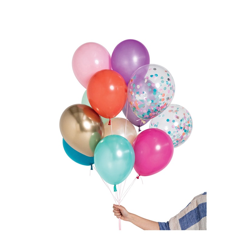 Mermaid Balloon Set Filled with Helium