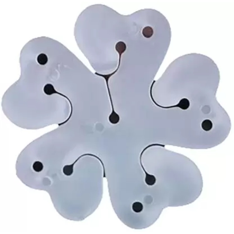 Plastic Flower Shape Balloon Clips (Pack of 10)