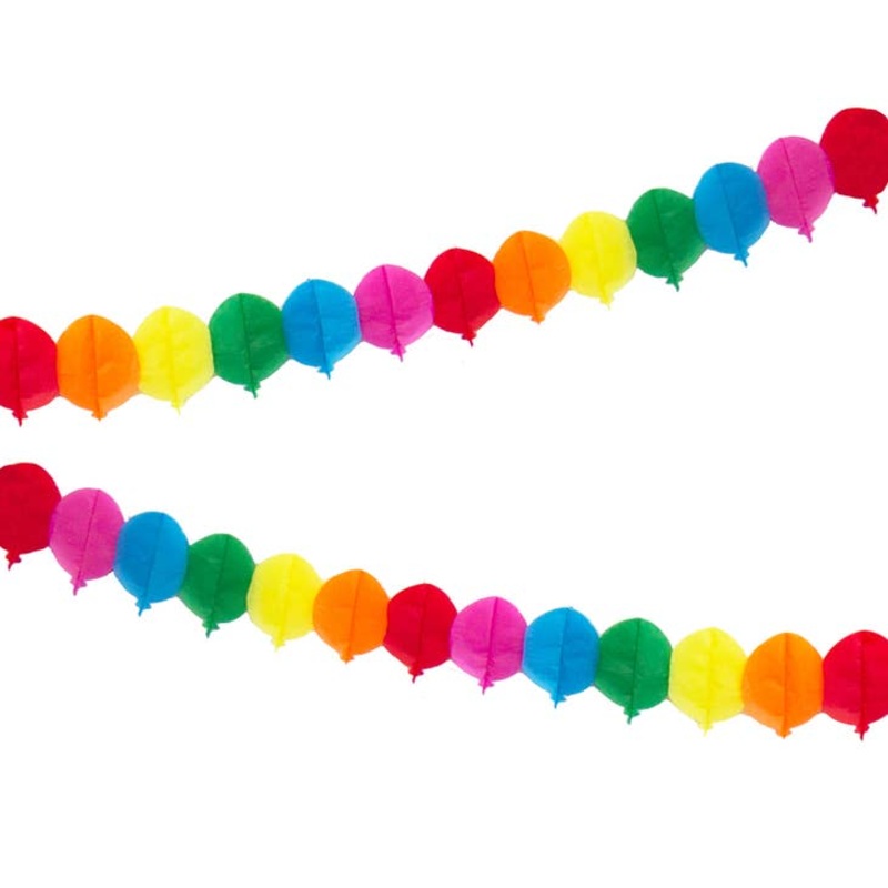 Rainbow Birthday Balloons Party Garlands - 3 Pack S9119