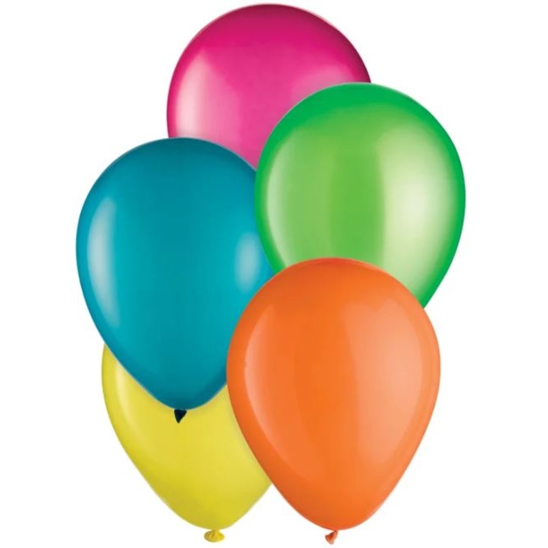 Summer Latex Balloons 12Inches Assorted Pack of 15