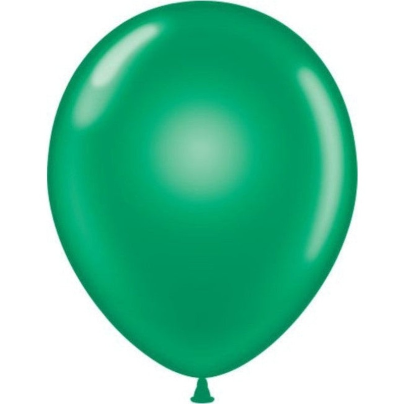 11" Tuftex Balloons (100 Per Package) Emerald Green