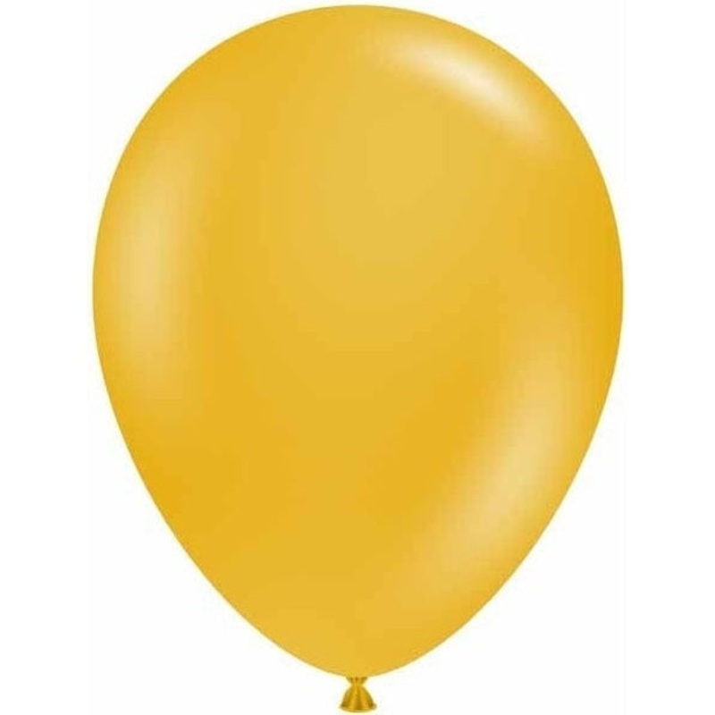 11" Tuftex Balloons (100 Per Package) Mustard