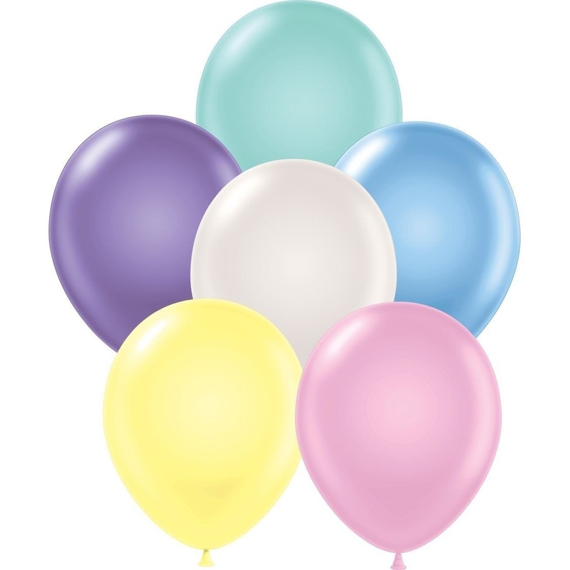 11" Tuftex Balloons (100 Per Package) Pearl Assorted