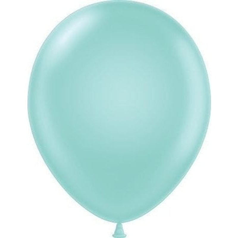 11" Tuftex Balloons (12 Per Package) Pearl Seafoam