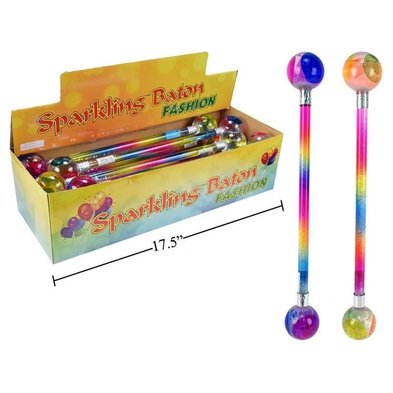 15" Water Filled Sparkle Baton