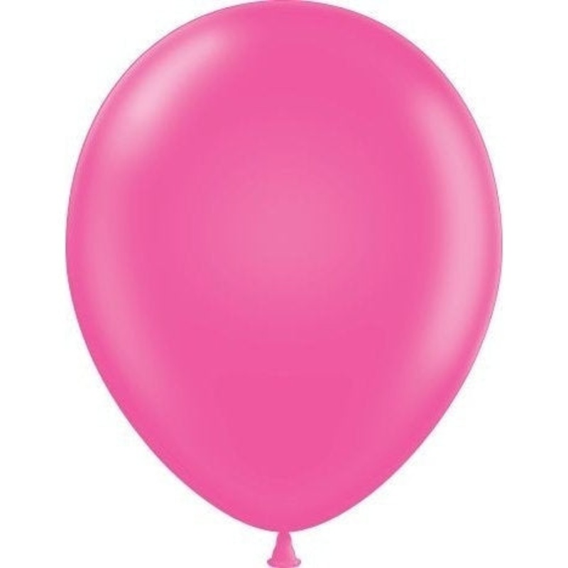 Mini Decorator 5" Tuftex Latex Balloons (50 Per Package) Hot Pink