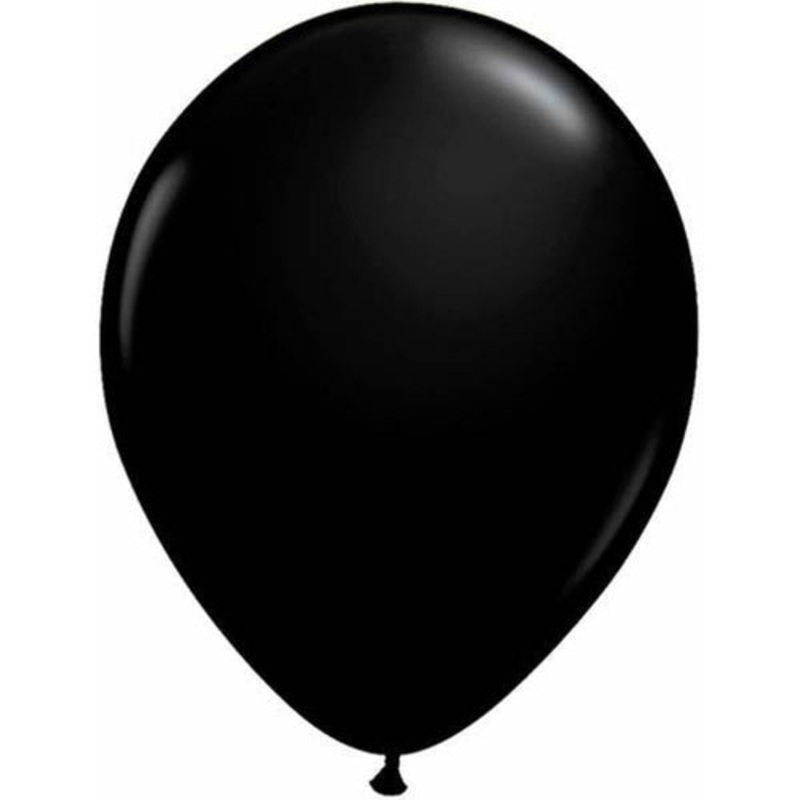 Black | 5" Balloons | Pack | Flat