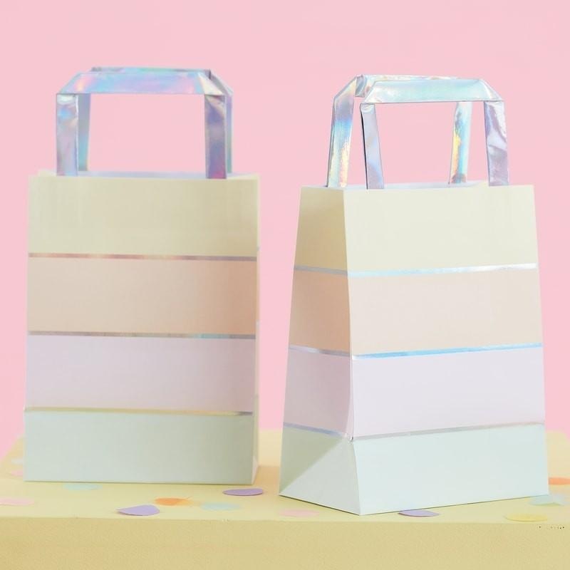 Ginger Ray Pastel Party Iridescent Foiled Party Bags 5 ct.