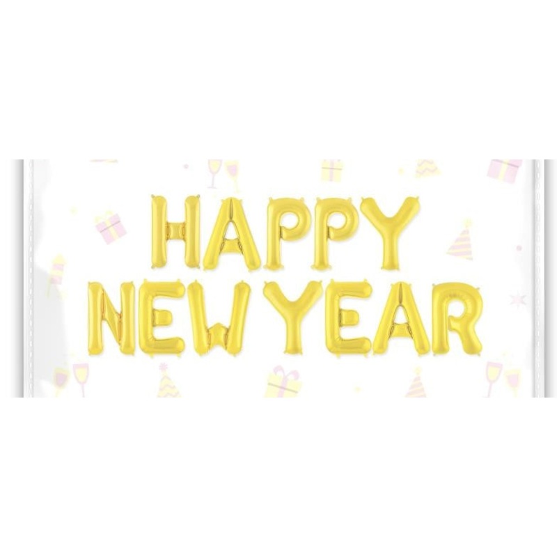 Happy New Year Air Filled Balloons