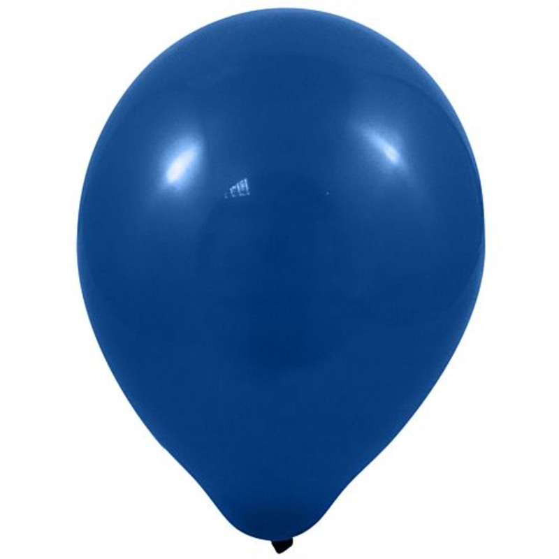Navy Blue Latex Balloons - 12" - Pack of 100