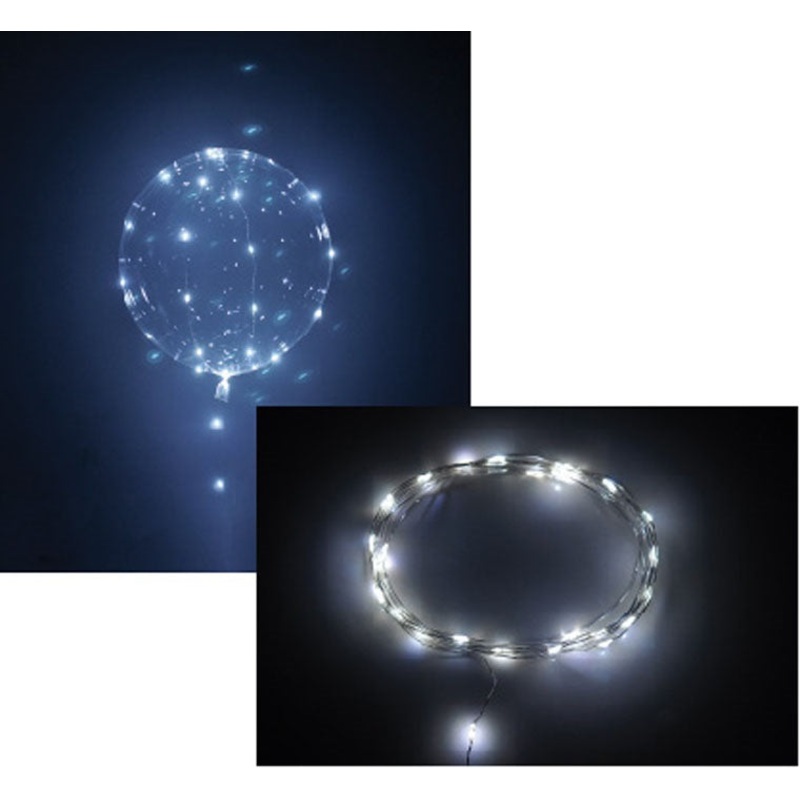 Clear LED Bubble Bright White 45cm