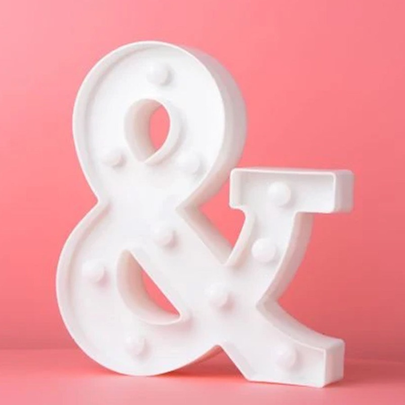 Led Letter Light - &