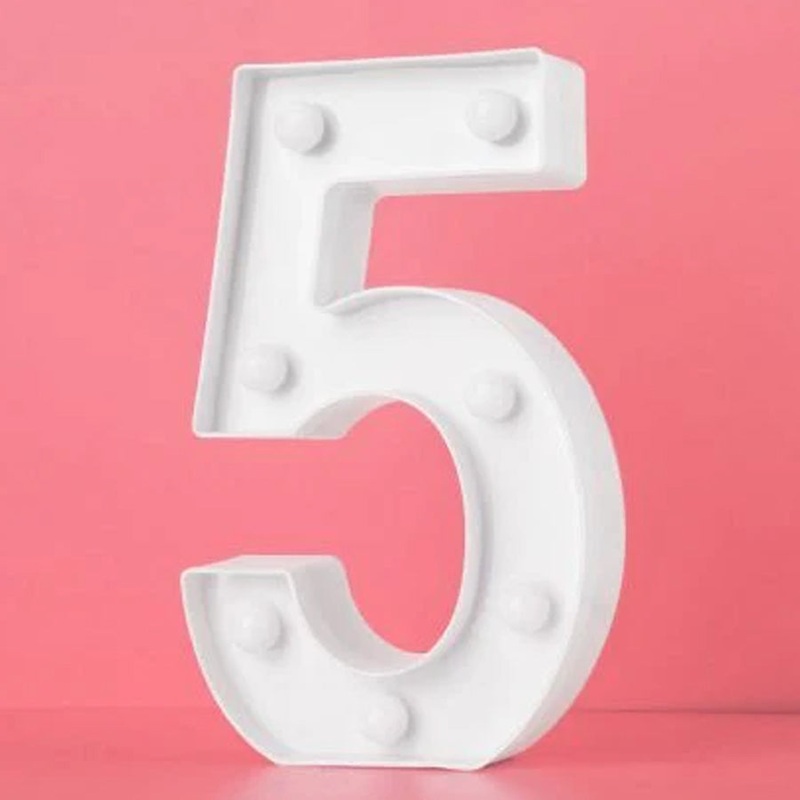 Led Number Light - 5