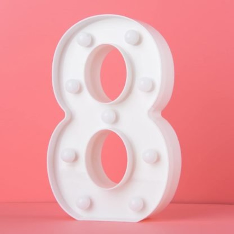 Led Number Light - 8